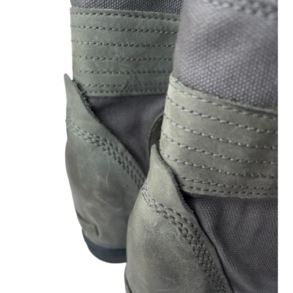 Sorel Lexie Wedge waterproof upper lace up in Quarry grey color | Size 7 - Picture 15 of 16